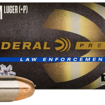 Federal P9HST3 Premium Personal Defense 9mm+P 124gr HST Jacketed Hollow Point 50 Per Box/20 Case