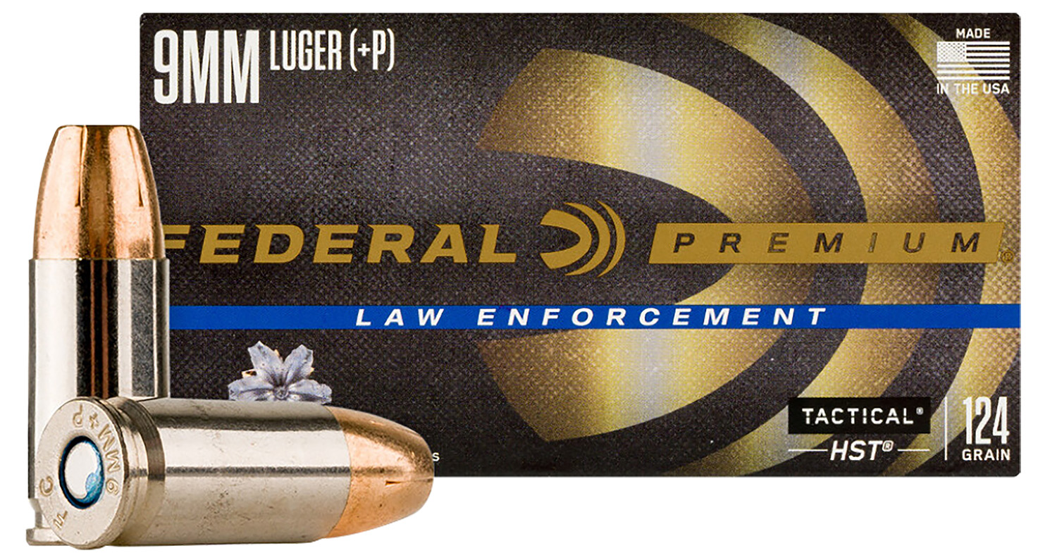 Federal P9HST3 Premium Personal Defense 9mm+P 124gr HST Jacketed Hollow Point 50 Per Box/20 Case 3 Federal P9HST3 Premium Personal Defense 9mm+P 124gr HST Jacketed Hollow Point 50 Per Box/20 Case