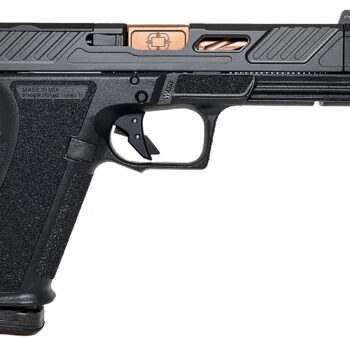 Shadow Systems SS2239CA DR920P Elite 9mm 10+1 Bronze TICN Black Nitride Optic Cut/Serrated/Window Cut Stainless Steel Slide Black Black Interchangeable Backstrap Grip *CA Compliant