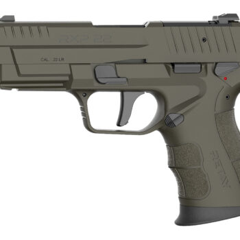 Retay USA RXP22OD13TH RXP  22 LR 13+1 4" Black Threaded Barrel, OD Green Cerakote RMR/RMSc Optic Ready/Serrated Slide, OD Green Cerakote Polymer Frame w/Accessory Rail, Textured Grip