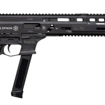 Grand Power 810091156094 Stribog SP9A3G 9mm Luger 16" Black Barrel, Black Receiver, Polymer Stock & Grip