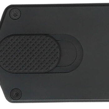 CobraTec Knives CTASPBLK ASP  1.94" OTF Dagger Plain D2 Steel Blade, 3.31" Black Aluminum Handle