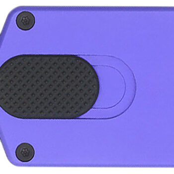CobraTec Knives CTASPPUR ASP  1.94" OTF Dagger Plain D2 Steel Blade, 3.31" Purple Aluminum Handle