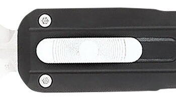 CobraTec Knives CTRPTBLKDAGNS Raptor  3.13" OTF Dagger Plain D2 Steel Blade, 4.50" Black Aluminum Handle