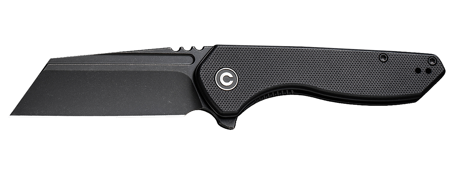Civivi Knives C23036-1 ExOne 2.94" Folding Reverse Tanto Plain Black Stonewashed Nitro-V Steel Blade, Black Textured G10 Handle 2 Civivi Knives C23036-1 ExOne 2.94" Folding Reverse Tanto Plain Black Stonewashed Nitro-V Steel Blade, Black Textured G10 Handle