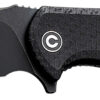 Civivi Knives C803G Praxis 3.75" Folding Plain Black Stonewashed 9Cr18MoV SS Blade, Black Textured Micarta Handle 2 179400