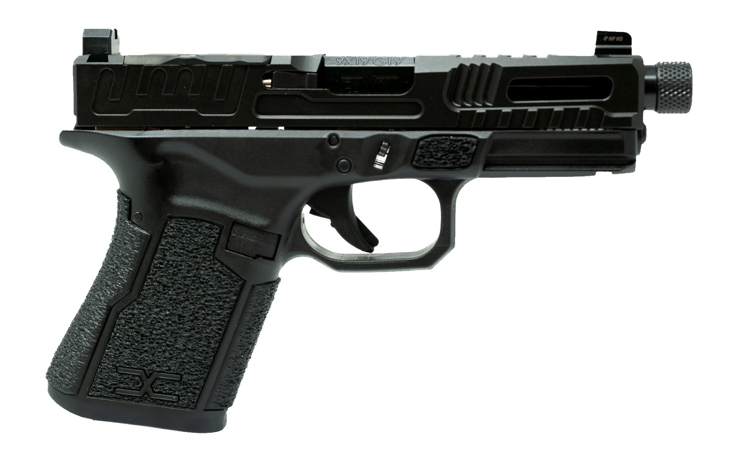 Faxon Firearms FX-19-HF-02 FX-19 Hellfire Gen 2 9mm Luger Black Threaded Barrel 3 Faxon Firearms FX-19-HF-02 FX-19 Hellfire Gen 2 9mm Luger Black Threaded Barrel