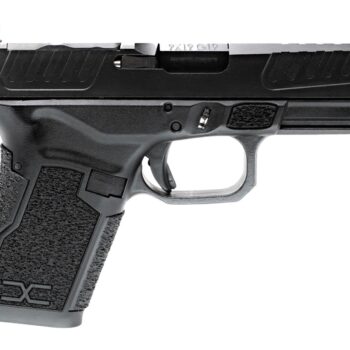 Faxon Firearms FX19D02 FX-19 Duty Gen 2 Compact Frame 9mm Luger Black DLC Stainless Steel Optic Ready/Serrated Slide, Black Polymer Frame w/Picatinny Rail, Black Textured Grip