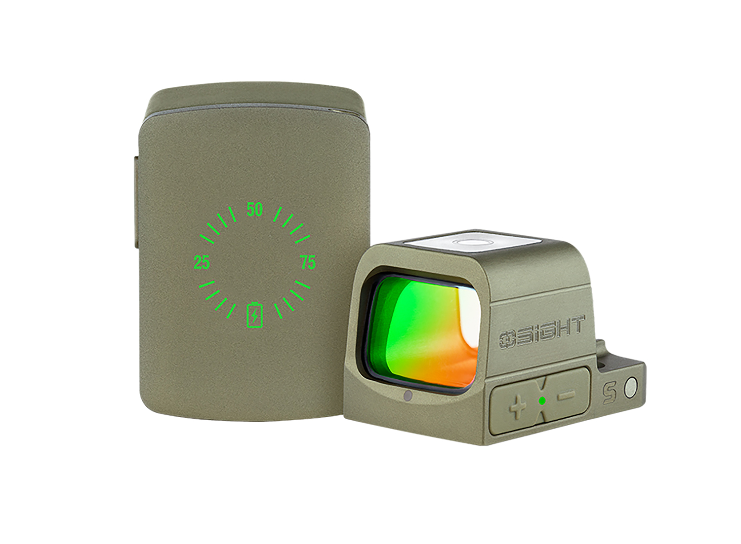 Olightstore Usa Inc OSIGHTOG Osight S Olive Drab Green 1x2 MOA Red Dot/32 MOA Circle Reticle 3 Olightstore Usa Inc OSIGHTOG Osight S Olive Drab Green 1x2 MOA Red Dot/32 MOA Circle Reticle
