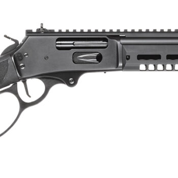Smith & Wesson 14453 1854 Stealth Hunter 45-70 Gov 5+1 16.50" Black Armornite Threaded Barrel, Black Armornite Stainless Steel Receiver w/Picatinny Rail, M-LOK Forend, Black Fixed Synthetic Stock