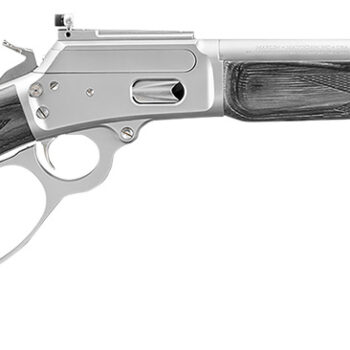 Marlin 70453 1894 Trapper 10mm Auto 10+1 16.10" Matte Stainless Threaded Barrel, Matte Stainless Steel Receiver, Black Fixed Laminate Stock