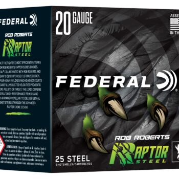 Federal RRS2092  Rob Roberts Raptor 20Gauge 3" 1oz 2Shot 25 Per Box/10 Case