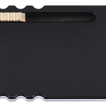 CRKT 9917 C.U.T. Sk-5 Steel OTF 0.62" Satin Blade, Titanium Handle 3.30" Long, Includes Pocket Clip
