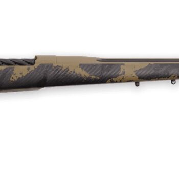 Weatherby MAX01N224WR6B Mark V Apex 224 WBY Mag 4+1 24" + 2"Coyote Tan/Graphite Black Cerakote Fluted Threaded Barrel, Coyote Tan Cerakote Steel Drilled & Tapped Receiver, Tan/Brown Sponge Accents Fix