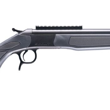 CVA CR4450 Scout  22 ARC 1rd 16.50" Matte Blued Threaded Barrel & Receiver w/DuraSight Rail, Stealth Gray Synthetic Stock