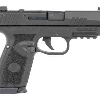 FN 66-102378 309 MRD 9mm Luger 20+1 16+1 3.80" Black Target Crown Barrel, Black Stainless Steel Optic Ready/Serrated Slide, Black Polymer Frame w/Picatinny Rail, Textured Grip Shield, RMS/DPP Footprin