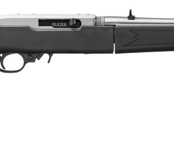Ruger 32010 10/22 Takedown 22 LR 10+1 18.50" Satin Stainless Steel Barrel, Drilled & Tapped Receiver, Black Fixed Synthetic Stock