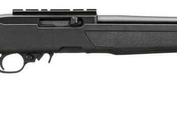 Ruger 32033 10/22  22 LR 10+1 18.50" Satin Black Black Alloy Steel Barrel &  Receiver w/Scope Rail, Black Fixed w/M-LOK Synthetic Stock