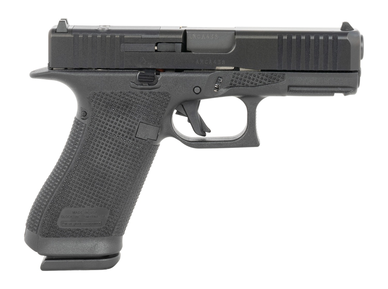 Glock U64550201 G45 Gen6 Crossover Frame 9mm Luger 10+1 4.02" Black GMB Barrel, Black nDLC Steel Optic Ready/Serrated Slide, Black Polymer Frame w/Accessory Rail, Interchangeable Backstrap Grip, Ambid 3 Glock U64550201 G45 Gen6 Crossover Frame 9mm Luger 10+1 4.02" Black GMB Barrel, Black nDLC Steel Optic Ready/Serrated Slide, Black Polymer Frame w/Accessory Rail, Interchangeable Backstrap Grip, Ambid