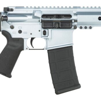 Shark Coast Tactical SCC07114AGC-P Arctic Gun Candy  5.56 NATO 30+1 10.50" Black Nitride Threaded Barrel, Aluminum Receiver w/Picatinny Rail, M-LOK Handguard, SB Tactical SBA3 Brace, Polymer Grip
