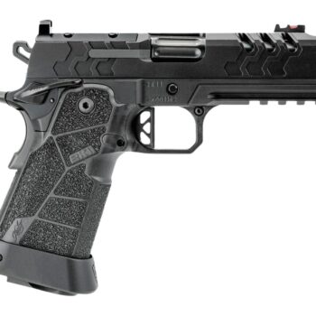 Kimber Mfg, Inc 3500105 2K11 Pro Comp Full Size Frame 9mm Luger 19+1 5" Compensated Barrel, Black Stainless Steel Lightening Cut/Optic Ready/Serrated Slide, Black Stainless Steel Frame w/Beavertail &