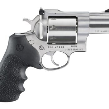 Ruger  Super Redhawk  357 Mag/38 Special 8 Shot 2.50" Stainless Cylinder, Satin Stainless Steel Barrel & Frame, Hogue Tamer Monogrip Grip, Transfer Bar Safety, Exposed Hammer