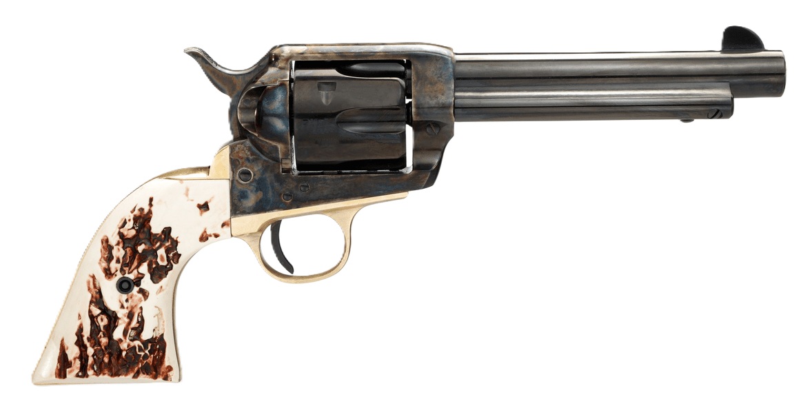 TAYLOR'S & COMPANY CATTLEMAN 357MAG BL/STAG 5.5" 3 TAYLOR'S & COMPANY CATTLEMAN 357MAG BL/STAG 5.5"