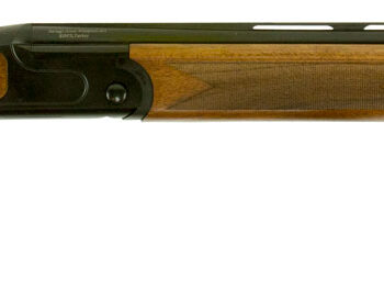 Stevens 22154 555  Compact 20 Gauge Break Open 3" 2rd 24" Black Satin Over/Under Vent Rib Barrel, Satin Black Aluminum Receiver, Fixed Satin Turkish Walnut Stock, Ambidextrous