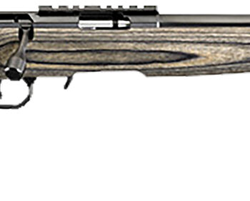 Ruger 8348 American Rimfire Target Full Size 22 LR 10+1 18" Satin Blued Threaded Bull Barrel & Alloy Steel Receiver w/Scope Rail, Black Fixed Laminate Stock, Right Hand