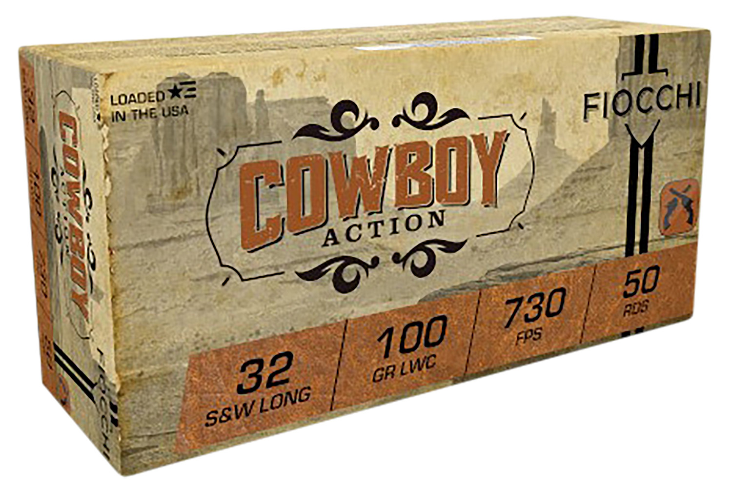 Fiocchi 32LA Cowboy Action 32S&WLong 100gr Lead Wadcutter 50 Per Box/20 Case 3 Fiocchi 32LA Cowboy Action 32S&WLong 100gr Lead Wadcutter 50 Per Box/20 Case