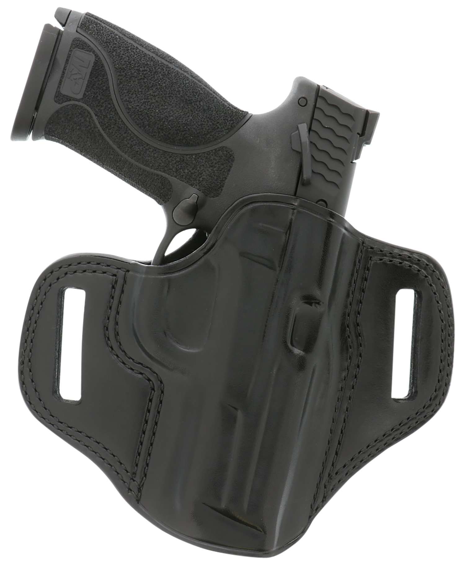 Galco CM212B Combat Master OWB Black Leather Belt Slide Fits 1911 Right Hand 3 Galco CM212B Combat Master OWB Black Leather Belt Slide Fits 1911 Right Hand