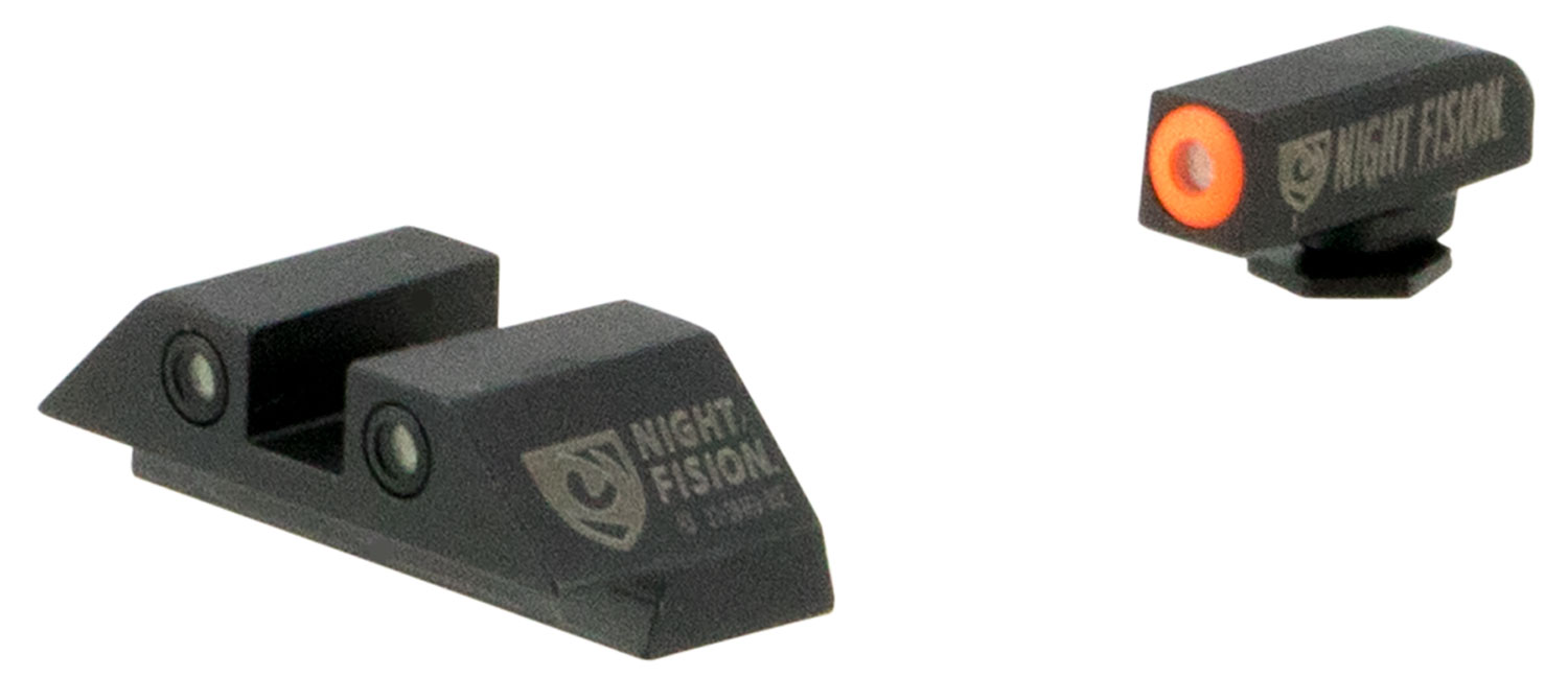 Night Fision GLK001003OGW Tritium Night Sights For Glock Green Tritium Orange Outline Front Sight- Green Tritium White Outline Rear Sight Glock 17/17L/19/22 3 Night Fision GLK001003OGW Tritium Night Sights For Glock Green Tritium Orange Outline Front Sight- Green Tritium White Outline Rear Sight Glock 17/17L/19/22