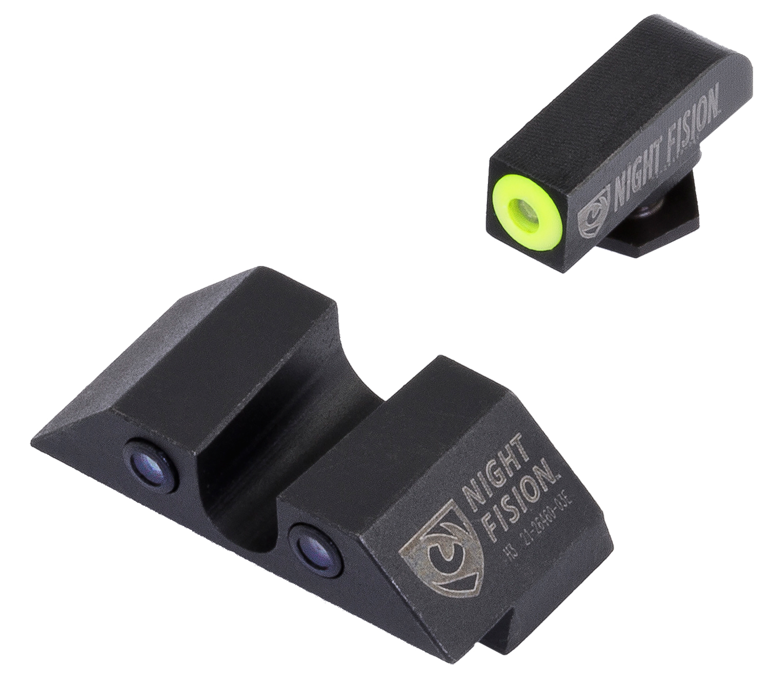 Night Fision GLK003007YGZ Tritium Night Sights For Glock Green Tritium Yellow Outline Front Sight- Green Tritium Black Outline Rear Sight Glock 42/43/43X 3 Night Fision GLK003007YGZ Tritium Night Sights For Glock Green Tritium Yellow Outline Front Sight- Green Tritium Black Outline Rear Sight Glock 42/43/43X