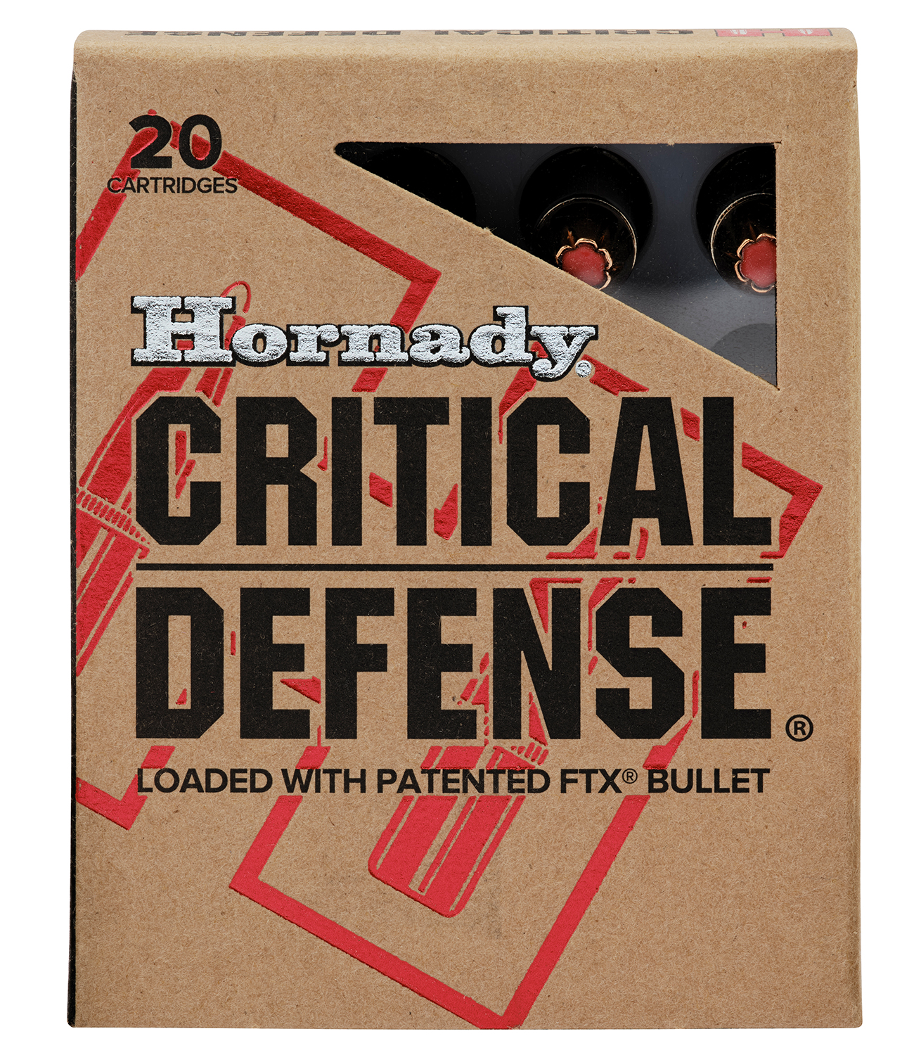 Hornady 80270 Critical Defense 223Rem 55gr Flex Tip eXpanding 20 Per Box/10 Case 3 Hornady 80270 Critical Defense 223Rem 55gr Flex Tip eXpanding 20 Per Box/10 Case