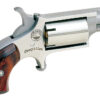 North American Arms 22LRCB Companion SAO 22 Mag #11 Percussion 1.13" 5 Shot Stainless Barrel, Frame & Cylinder, Rosewood Birdshead Grip 1 51220