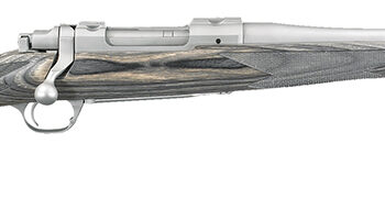 Ruger 17108 Hawkeye Compact Compact 243 Win 4+1 16.50" Matte Stainless Steel Barrel, Integral Scope Mounts Stainless Steel Receiver, Black Fixed Laminate Stock