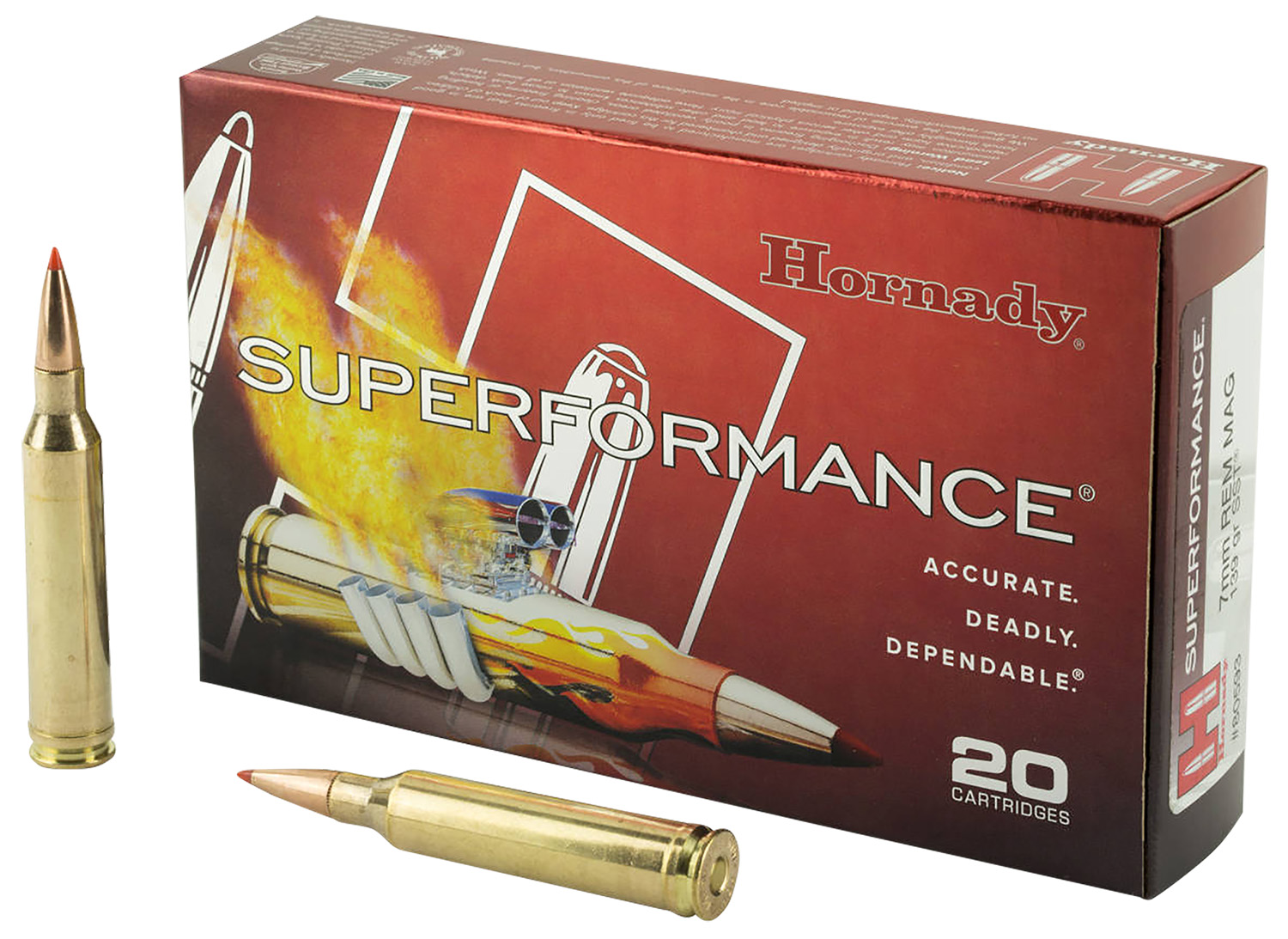 Hornady 80593 Superformance 7mmRemMag 139gr Super Shock Tip 20 Per Box/10 Case 3 Hornady 80593 Superformance 7mmRemMag 139gr Super Shock Tip 20 Per Box/10 Case