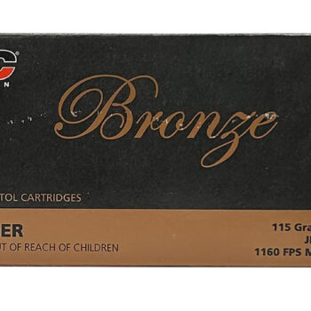 PMC 9B Bronze  9mmLuger 115gr Jacketed Hollow Point 50 Per Box/20 Case