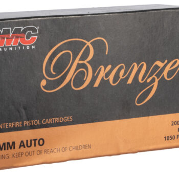 PMC 10A Bronze  10mmAuto 200gr Full Metal Jacket Truncated Cone 50 Per Box/20 Case