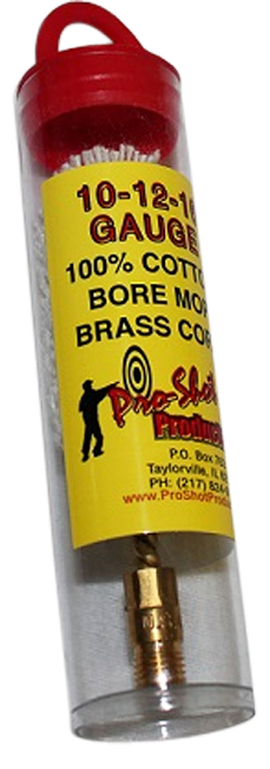 Pro-Shot MP12 Bore Mop 10/12/16 Gauge Shotgun #5/16-27 Thread Cotton 1.75" Long 3 Pro-Shot MP12 Bore Mop 10/12/16 Gauge Shotgun #5/16-27 Thread Cotton 1.75" Long
