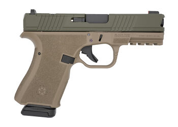 Alternative view of BRO FRONTLINE 9MM 4" 15RD FDE/ODG