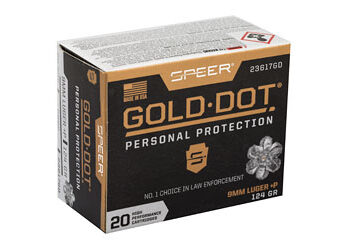 egunco 68 Alternative view of SPR GOLD DOT 9MM+P 124GR HP 20/200
