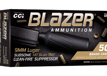 CCI BLAZER BRASS 9MM SUPRS 147GR TMJ