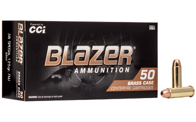 BLAZER BRASS 38SPL 125GR FMJ 50/1000 3 BLAZER BRASS 38SPL 125GR FMJ 50/1000