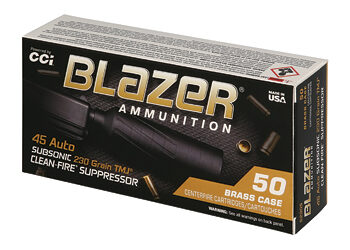 CCI BLAZER BRASS 45ACP SUP 230GR TMJ