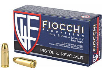 FIOCCHI 9MM 124GR FMJ 50/1000