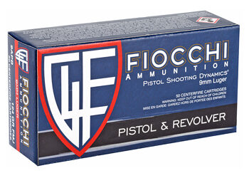Alternative view of FIOCCHI 9MM 124GR FMJ 50/1000