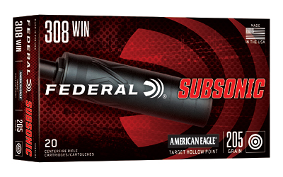 FED SUBSONIC 308WIN 205GR THP 20/200 3 FED SUBSONIC 308WIN 205GR THP 20/200