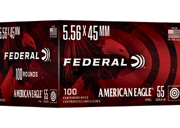 FED AM EAGLE 5.56 55GR FMJ 100/500