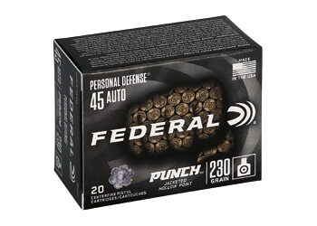 FED PUNCH 45ACP 230GR JHP 20/200
